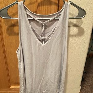 Light Blue American Eagle Tank Top